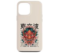 Custodia per iPhone 13 Pro Max Yokai Oni Maschera Diavolo Giapponese Demone Tattoo Oni Mask