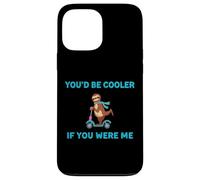 Custodia per iPhone 13 Pro Max You'd Be Cooler If You Were Me - Monopattino divertente con bradipo