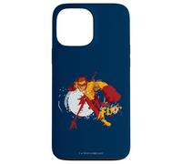 Custodia per iPhone 13 Pro Max Young Justice Splatter Art Kid Flash Logo