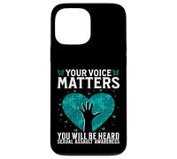 Custodia per iPhone 13 Pro Max Your Voice Matters Support Sexual Assault Awareness Gifts