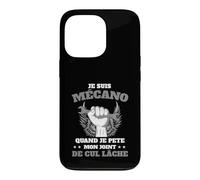 Custodia per iPhone 13 Pro Mécano Mécanicien Humour Clé Plate Atelier Mécanicien