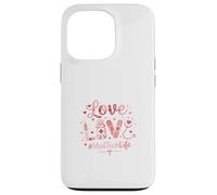 Custodia per iPhone 13 Pro Medical Love Word - Tema MedTech Life per infermieri