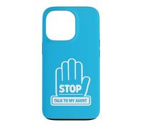 Custodia per iPhone 13 Pro Meme umoristico STOP Talk To My Agent AI Software Engineers