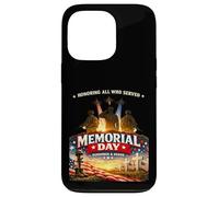 Custodia per iPhone 13 Pro Memorial Day in onore di tutti coloro che hanno servito gli Stati Uniti patri