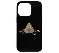 Custodia per iPhone 13 Pro Mens Womens Kids Girls Oranges Meme Lover Capybara