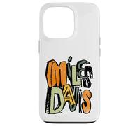 Custodia per iPhone 13 Pro Merchandising ufficiale Miles Davis Jazz Icon - Testo illustrato