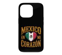 Custodia per iPhone 13 Pro Messico en Mi Corazon Orgoglio messicano