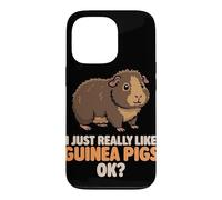 Custodia per iPhone 13 Pro Mi piacciono davvero le cavie Ok Cute Teddy Guinea Pig