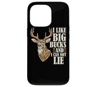 Custodia per iPhone 13 Pro Mi piacciono i Big Bucks e non posso mentire Buck Caccia