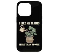 Custodia per iPhone 13 Pro Mi piacciono le mie piante più delle persone Hobbyist botanico