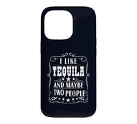 Custodia per iPhone 13 Pro Mi piace la tequila e forse due persone Umorismo bere alcolici