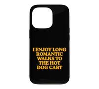 Custodia per iPhone 13 Pro Mi piace lunghe passeggiate romantiche al carrello degli hot dog cibo divertente