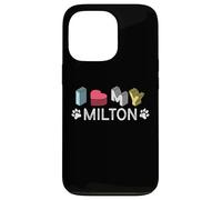 Custodia per iPhone 13 Pro Milton Nome cane personalizzato Milton Pet Lover