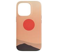 Custodia per iPhone 13 Pro Minimal Desert Hills Sun Calm Horizon Paesaggio