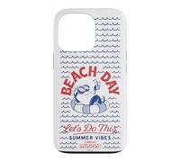 Custodia per iPhone 13 Pro Minions Beach Day Summer Vibes