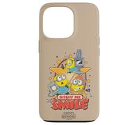 Custodia per iPhone 13 Pro Minions & Monsters Show Me That Smile