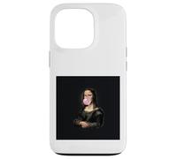 Custodia per iPhone 13 Pro Monna Lisa bubblegum divertente