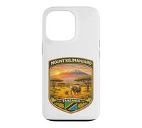 Custodia per iPhone 13 Pro Monte Kilimangiaro Tanzania Monte Kilimanjaro Monte