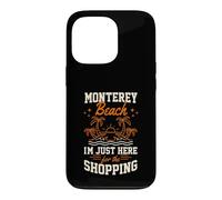 Custodia per iPhone 13 Pro Monterey Beach Sono Qui Solo Per Lo Shopping California
