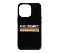 Custodia per iPhone 13 Pro Montgomery Alabama - Design vintage a righe