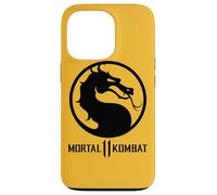 Custodia per iPhone 13 Pro Mortal Kombat 11 Dragon Black Logo