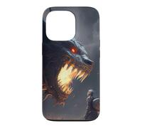 Custodia per iPhone 13 Pro Mostri fantasy con guerrieri cavalieri medievali