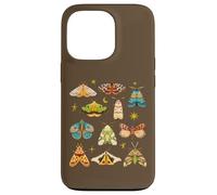 Custodia per iPhone 13 Pro Moths Stars Whimsigoth Cottagecore Grunge Butterfly Graphic