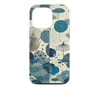 Custodia per iPhone 13 Pro Motivo a cresta fine Rain Edo