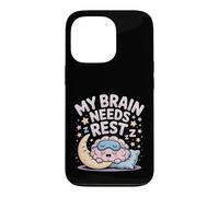 Custodia per iPhone 13 Pro My Brain Needs Rest Burnout Stanco Umore Esausto -