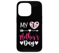 Custodia per iPhone 13 Pro My First Mothers Day Outfit Mommy 1st Time Mom Happy Mother
