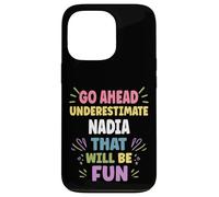Custodia per iPhone 13 Pro NADIA Personalized Women's Gift Custom NADIA