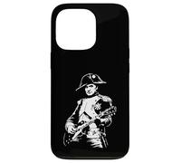 Custodia per iPhone 13 Pro Napoleone Bonaparte Suonare Chitarra Design