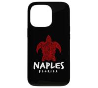 Custodia per iPhone 13 Pro Napoli Florida Sea Turtle Design Naples Beach FL