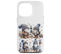Custodia per iPhone 13 Pro Nautical Gnome For Women And Men Funny Lighthouse Keeper