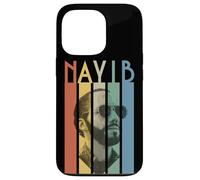 Custodia per iPhone 13 Pro Nayib Bukele El Salvador Leader Stile Retro Grafica