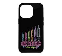 Custodia per iPhone 13 Pro Needle Size Matters Funny Nursing And Nurses