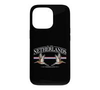 Custodia per iPhone 13 Pro Netherlands Black-tailed godwit Vintage Dutch Souvenir