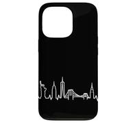 Custodia per iPhone 13 Pro New York, orizzonte, statua, di, libertà, battito cardiaco