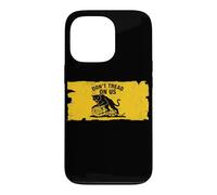 Custodia per iPhone 13 Pro Non calpestare noi Anarchico Gatto Nero Gadsden Parodia