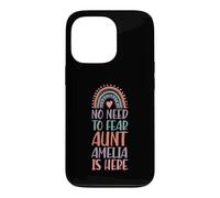 Custodia per iPhone 13 Pro Non c'è bisogno di temere che zia Amelia sia qui Nome Rainbow