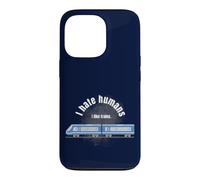 Custodia per iPhone 13 Pro non mi piacciono le persone e amo treni nerd autista vari ASS
