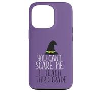 Custodia per iPhone 13 Pro NON PUOI SCARE ME Insegno Meme di Halloween di terza elementare