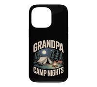 Custodia per iPhone 13 Pro Nonno Campeggio Notti Campfire