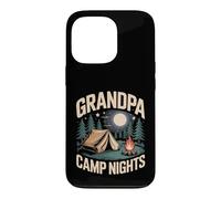 Custodia per iPhone 13 Pro Nonno Campeggio Notti Campfire
