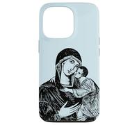 Custodia per iPhone 13 Pro Nostra Beata Madre Maria e Bambino Mater Amabilis Cattolica