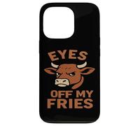 Custodia per iPhone 13 Pro Occhi fuori dalle mie patatine fritte - Angry B