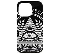 Custodia per iPhone 13 Pro Occhio onnivista, Dio, simbolo, piramide, Massonico