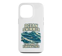 Custodia per iPhone 13 Pro Ocean Swimmer La piscina è per la pratica in acque libere