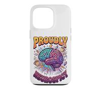 Custodia per iPhone 13 Pro Orgogliosamente Neurospicy Cervello Colorato ADHD Neurodiversità Gioia