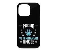 Custodia per iPhone 13 Pro Orgoglioso veterinario zio cura degli animali
